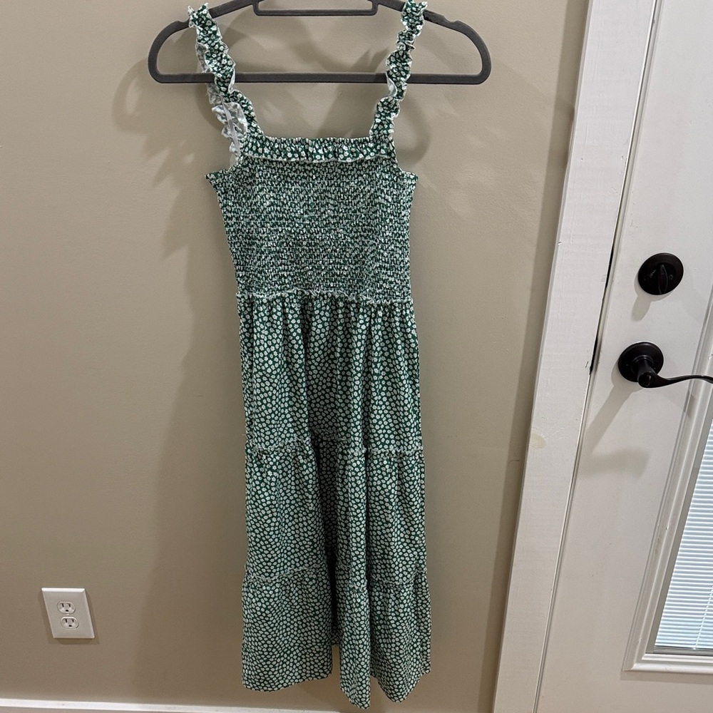 SHEIN Green Midi Dress